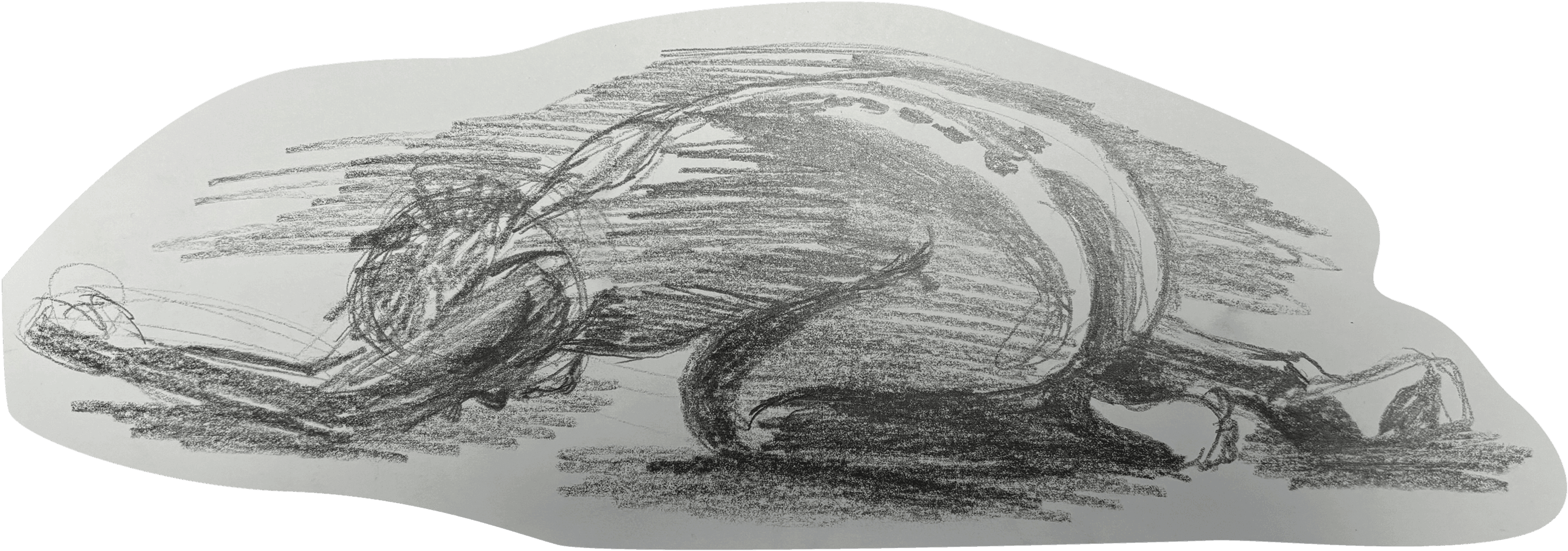Dritte Skizze auf Papier